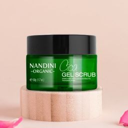 Nandini Organic Cica Gel Scrub Hydrates & Calms Your Skin - 50g-45