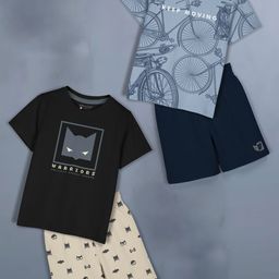 HELLCAT Girls Printed T-shirt with Shorts-39