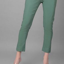 Comfort Lady Women Solid Mid-Rise Casual Regular Trouser-image-96