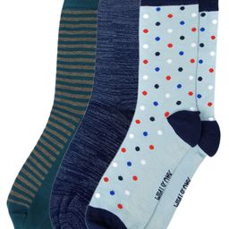 Mint & Oak Men Pack Of 3 Patterned Above Ankle Length Socks image 2