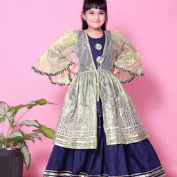 BAESD Embroidered Bell Sleeve A-Line Maxi Dress-image-46