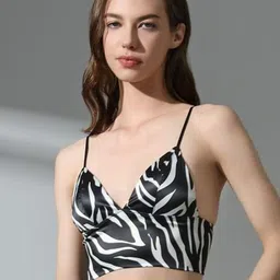 LULU & SKY Women Abstract Printed Medium Coverage Non-Wired Non Padded Bralette Bra-image-11