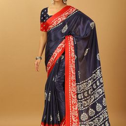 NIRMAL CREATION Ethnic Motifs Printed Saree-3