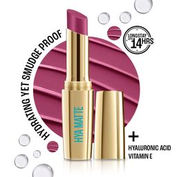 Lakme 9to5 Hya Matte Hydrating Smudge Proof Lipstick - Bold Berry PM3-44