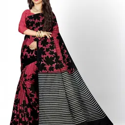 TITHI SAREES Ethnic Motifs Printed Pure Cotton Sambalpuri Saree-48