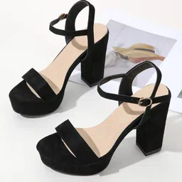 Baespice Women Party Block Sandals-image-15