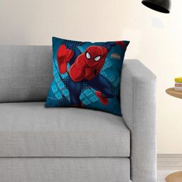 Marvel Red & Blue Printed Square-Shaped Pre-Filled Cushion With Cover-16