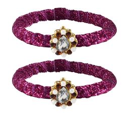Vidhya Kangan Pink Brass Bangles-image-67