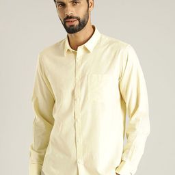 Indian Terrain Men Slim Fit Opaque Casual Shirt-image-69