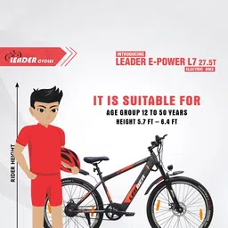 LEADER E-Power L7 27.5T Electric Bicycle image 5