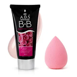 A.D.S Instant Solutions Blemish Balm Cream & Sponge Beauty Blender Puff, 60gm Shade-02-56