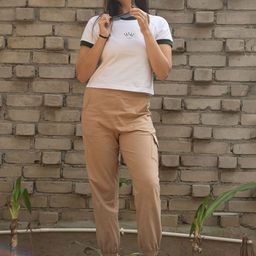 PRRODALITY Round Neck Pure Cotton T-Shirt With Joggers-image-83