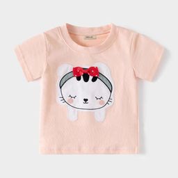INCLUD Girls Graphic Printed Round Neck T-shirt-picture-16
