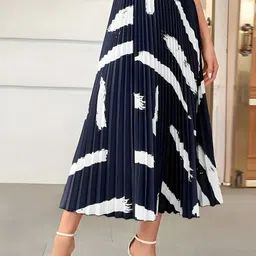 OTABU Printed A-Line Midi Skirts-picture-14