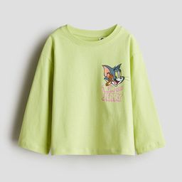 H&M Motif-Detail Cotton Top-image-33