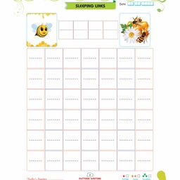 Actonn Re Writable Buddy Pattern Work Book - English image 4