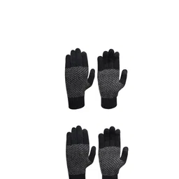 LOOM LEGACY Men Acrylic Touchscreen Gloves-67