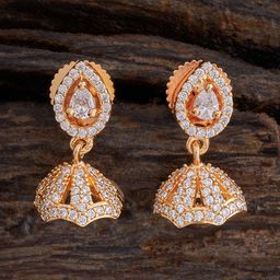 Kushal's Fashion Jewellery Dome Shaped Jhumkas Earrings-12