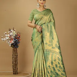 HI FI NX Floral Kanjeevaram Saree-image-12