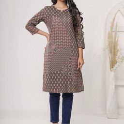 Chandbaali Floral Printed Straight Kurta-image-53