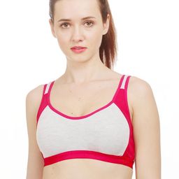 Samvar Pink Cotton Non-Wired Non Padded Minimizer Bra-picture-15