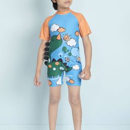 BAESD Boys Printed Round Neck Legsuit-image-60