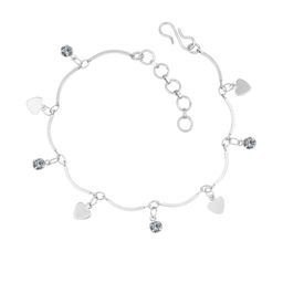 JFL - JEWELLERY FOR LESS Silver-Plated Alloy Bracelet-image-64