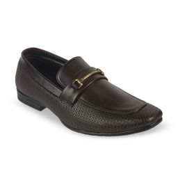 WALKWAY by Metro Men Textured Slip-On Formal Loafers-picture-12