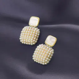 Peora Contemporary Drop Earrings-24