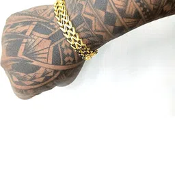 Dynamic Retail Global Stainless steel Men Gold-Plated Bracelet-image-65