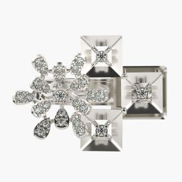 VALANOVA Women White Ring Diamond-image-91