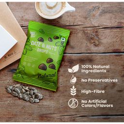 Dev. Pro. Natural Date & Nuts Drops With Fiber Coating Pack of 5 - 40 gm Each image 5