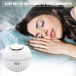 Allin Exporters Aroma Diffuser & Ultrasonic Humidifier With USB Fan & Reading Light  - White image 5