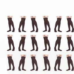 MUKHAKSH Unisex Brown Socks-picture-19
