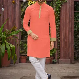 Archittam Men Cotton Blend Regular Kurta Set-picture-20