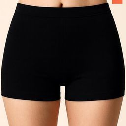 Apraa & Parma Pack Of 2 Combed Cotton Mid-Rise Boy Shorts Briefs AP SBT-33 Peach,Black X-picture-6