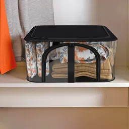 Kuber Industries Black Set of 6 Regular Drawer Organiser Organisers image 4