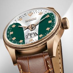 DOUBLERUN Men Dial & Leather Straps Analogue Multi Function Watch H05N11012-44