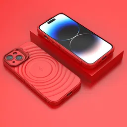 Luxury Kase Solid iPhone 15 Impact Resistant Rugged Back Case with Wireless Charging-picture-16