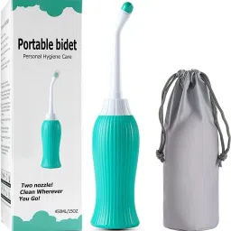 Portable bidet, Jet Spray for Toilet | Retractable, 2 angled Nozzles ND199 Manual Bidets-image-72