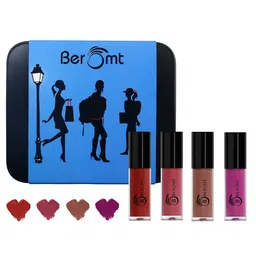 BEROMT Set of 4 Casual Matte Mini Lipsticks - 6.4ml-17