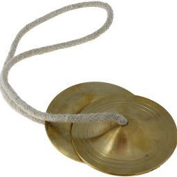 Brass Manjira For Kirtan Bhajan Usee To Set of 1 Clash Cymbal-image-31