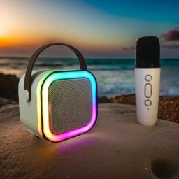 Saibaba Insulators O30_K12 Kids' Mini Karaoke Machine: Bluetooth Speaker with Wireless Mic 5 W Bluetooth Speaker-image-123