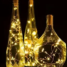 ENORMITY Yellow Rice Shape String Lights image 4