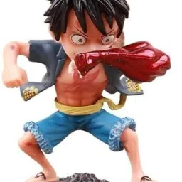One Piece Monkey D Luffy Action Figure Height-12CM(Luffy Mini 2 Hands)-image-5