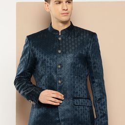 INVICTUS Woven Designed Single-Breasted Party Blazer-image-51