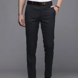 Raymond Men Solid Slim Fit Formal Trousers-picture-27