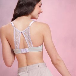 DressBerry Medium Coverage Lightly Padded Plunge Bra-picture-6