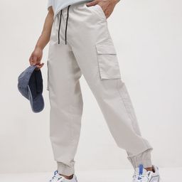 The Roadster Life Co. Men Pure Cotton Cargo Style Trousers-picture-32