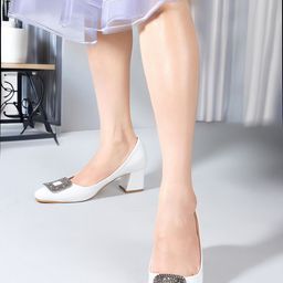 CORSICA Embellished Party Block Pumps-16